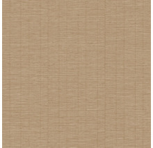 Papier peint texturé avec aspect tissé fin et structure à rayures verticales pour un design intérieur chaleureux.