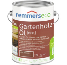 Remmers Eco Gartenholzöl 2,5 Liter Teak Intensiv für Terrassen und Gartenmöbel zum Schutz vor UV Strahlung und Feuchtigkeit.