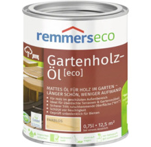 Pot d huile pour bois de jardin Remmers Eco incolore, 0,75 litre pour la protection et l entretien du bois extérieur, mat et antidérapant.