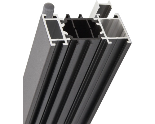Aluminiumprofil für Terrassenüberdachungen als Pfostenprofil mit Dichtung