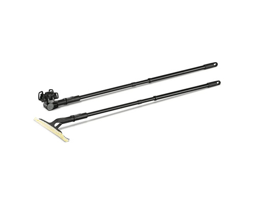 Set de rallonges télescopiques Kärcher pour le nettoyage des vitres avec mouilleur et support pour nettoyeur de vitres