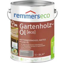 Huile pour bois de jardin Remmers eco en gris graphite, bidon de 5 litres pour l entretien du bois en extérieur.