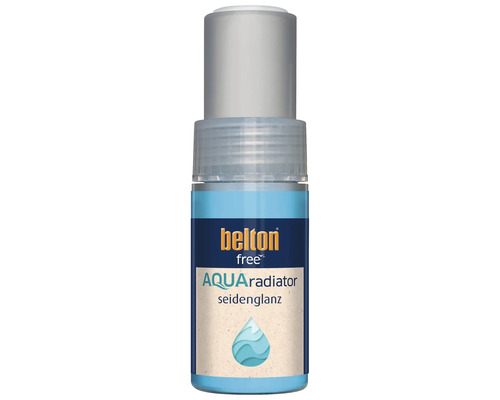 Peinture pour radiateur Belton Free Aqua satinée en petit flacon pour retouches