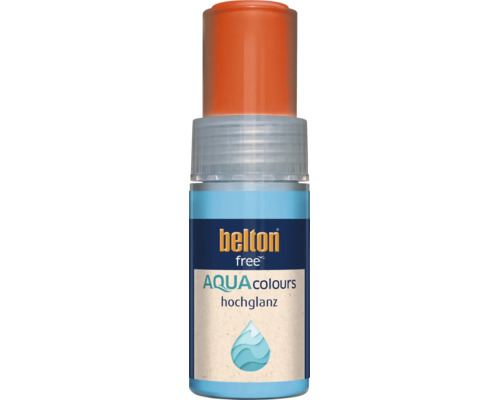 Bombe de peinture Belton free AQUA colours brillant pour travaux de vernissage