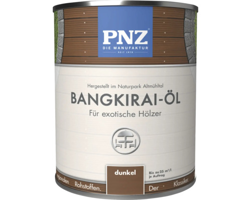 Huile Bangkirai PNZ foncée pour bois exotiques en bidon