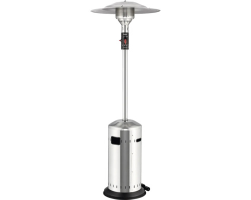 Chauffage de terrasse à gaz Enders en acier inoxydable avec pied pour une chaleur efficace en extérieur