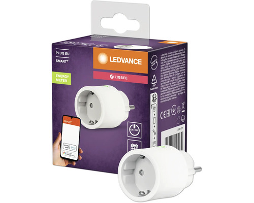 Ledvance Smart Plus Zigbee Steckdose mit Energiemessung fuer Smart Home Systeme.