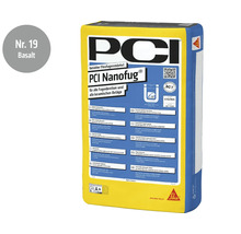 Mortier de jointoiement flexible PCI Nanofug en basalte, sac de 15 kilogrammes pour tous revêtements céramiques, intérieur et extérieur.