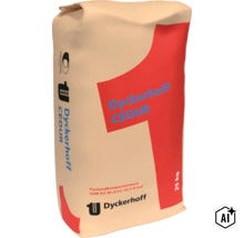 Ciment Portland composé Dyckerhoff CEDUR CEM II/C-M 42,5 N, sac de 25 kilogrammes. (Image AI modified or generated)