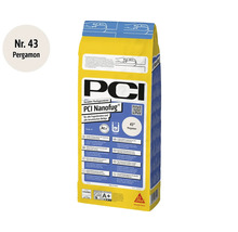 PCI Nanofug Flexfugenmörtel Nummer 43 Pergamon in 4 Kilogramm Verpackung für alle keramischen Beläge