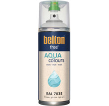 belton free Aqua bombe de peinture mat RAL 7035 gris clair