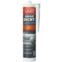 Cartouche de mastic d'étanchéité Lugato Sofort Dicht pour une étanchéité rapide et flexible dans la maison.
