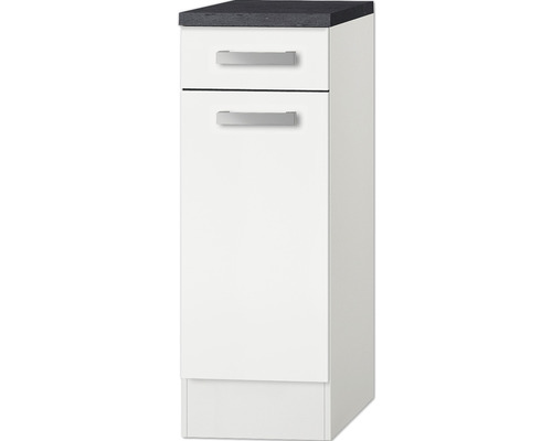 Schublade 84,8 BxTxH matt x 60 x weiß und Frontfarbe mit Oslo214 cm Korpusfarbe weiß Drehtür Optifit - Unterschrank 30 HORNBACH Luxemburg