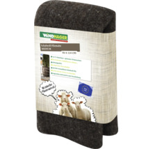 Tapis en feutre de laine de mouton Windhager Medium 60 x 120 cm pour la protection hivernale des plantes en emballage produit.