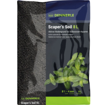 Substrat de fond actif Dennerle Scaper Soil pour aquariums eau douce emballage de 8 litres avec granulométrie de 1 à 4 millimètres
