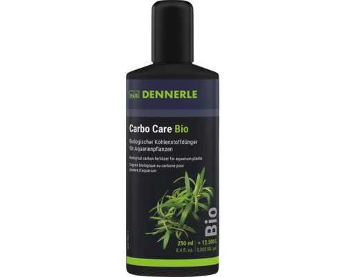 Engrais organique au carbone pour plantes d aquarium Dennerle Carbo Care Bio bouteille de 250 millilitres