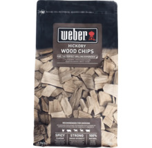 Copeaux de bois de fumage Weber Hickory 0,7 kilogramme sachet refermable pour barbecue