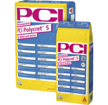 Enduit de lissage PCI Polycret 5 pour murs et plafonds pour niveler et réparer les surfaces en béton