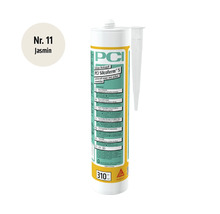 Mastic silicone PCI Silcoferm S couleur jasmin, cartouche de 310 millilitres pour usage intérieur et extérieur.