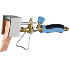 CFH Gasloetkolben mit Kupferloetspitze, ideal fuer Weichloetarbeiten an Dachrinnen und Blechen.