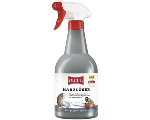 Nettoyant résine Ballistol en pulvérisateur 750 ml Nettoyant résine Ballistol en pulvérisateur 750 ml