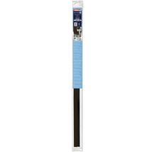 Joint de porte brosse Tesa Premium en aluminium, autoadhésif pour sols irréguliers, 100 par 4 centimètres.