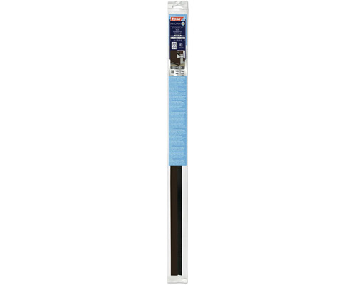 Joint de porte brosse Tesa Premium en aluminium, autoadhésif pour sols irréguliers, 100 par 4 centimètres.