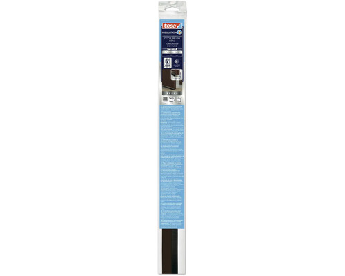 Tesa joint de porte aluminium pour sols irréguliers, auto-adhésif, 100 par 4 centimètres.
