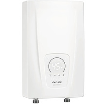 Chauffe-eau instantané électronique Clage avec affichage numérique de la température et commandes par boutons