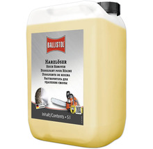 Dissolvant pour résine Ballistol bidon de 5 litres pour le nettoyage des lames de scie et des tronçonneuses.