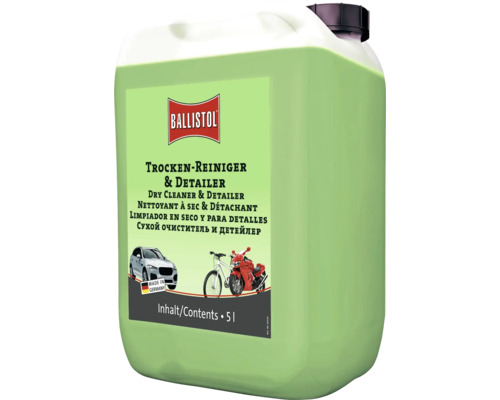 Nettoyant à sec et détachant Ballistol dans un bidon de 5 litres pour l entretien des véhicules