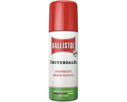 Aérosol d huile universelle Ballistol pour l entretien et la lubrification du métal du bois du cuir et du plastique