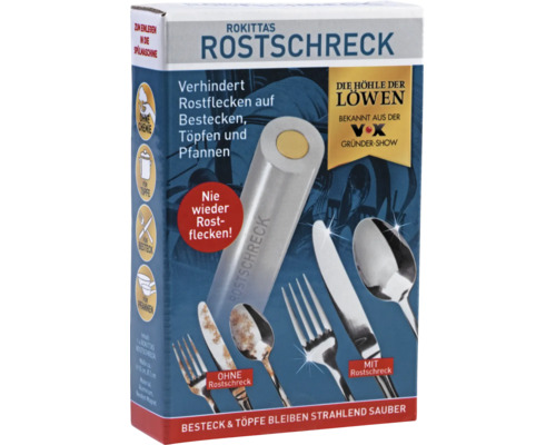 Rokittas Rostschreck contre la rouille volante dans le lave-vaisselle pour couverts casseroles et poêles
