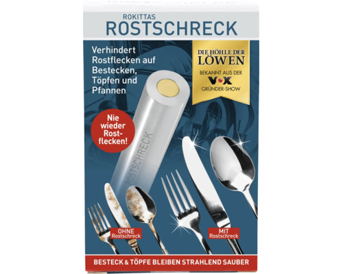 Rokittas Rostschreck anti rouille pour couverts et casseroles dans le lave vaisselle