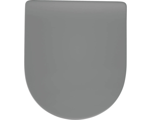 Grauer WC Sitz in schlichter Form