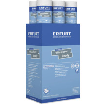 Papier peint intissé Erfurt Vliesfaser Ready, pré-peint et gaufré, carton de 6 rouleaux, 10,05 mètres x 0,53 mètres par rouleau, sans PVC