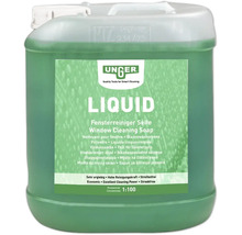 Savon nettoyant pour vitres Unger Liquid concentré 1 pour 100 en bidon pour un nettoyage sans traces.