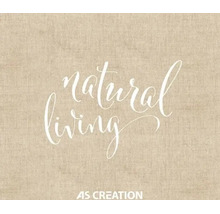 Papier peint de la collection Natural Living de AS Creation avec structure textile