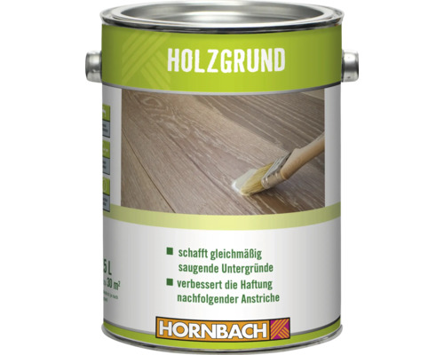 Dose Hornbach Holzgrundierung für gleichmäßig saugende Untergründe und bessere Haftung nachfolgender Anstriche für Holzoberflächen