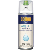 Aérosol de peinture pour radiateur belton free Aqua RAL 9016 blanc signalisation satiné