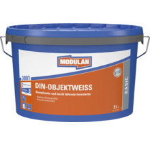 Peinture intérieure Modulan DIN Objektweiss seau de 5 litres pour finitions murales mates