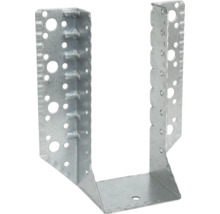 Sabot de charpente en acier galvanisé à chaud avec perforations pour constructions en bois