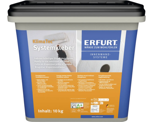 Seau de colle système Erfurt KlimaTec 10 kilogrammes colle en dispersion prête à l emploi pour systèmes de murs intérieurs