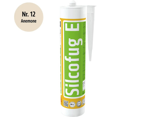 Cartouche de silicone Silcofug E couleur anémone pour l etanchéité des joints dans les espaces sanitaires