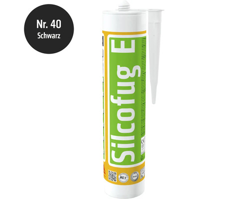 Cartouche de mastic silicone Silicofug E pour joints avec embout applicateur