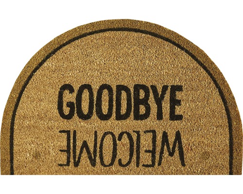 Kokosmatte Coco Gold welcome / goodbye 40x60 cm-0