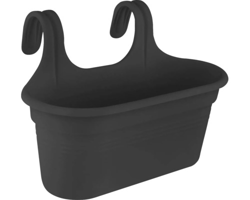 Jardinière de balcon à suspendre en plastique pour fleurs et plantes