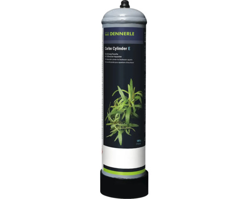 Bouteille jetable de dioxyde de carbone Dennerle Carbo Cylinder E avec 500 grammes de contenu pour aquariums d eau douce