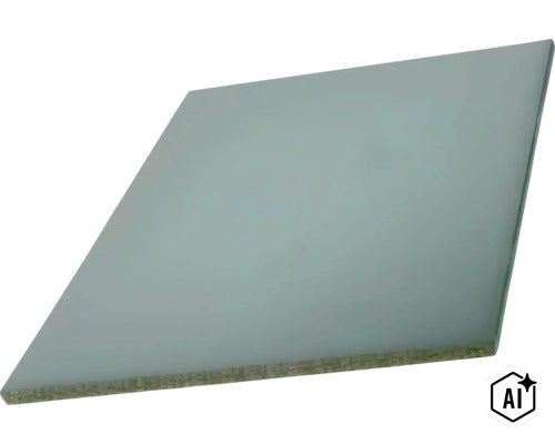 Un panneau en verre rectangulaire simple ou panneau mural pour le design d interieur. (Image AI modified or generated)