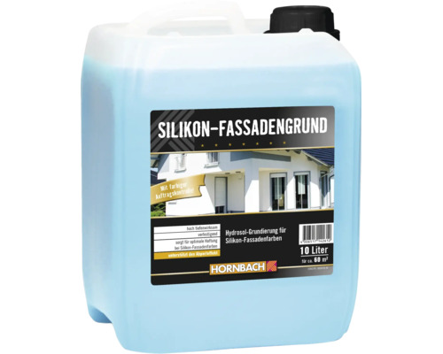 Primaire de façade au silicone apprêt hydrosol bidon de 10 litres pour environ 60 mètres carrés de Hornbach Primaire de façade au silicone apprêt hydrosol bidon de 10 litres pour environ 60 mètres carrés de Hornbach